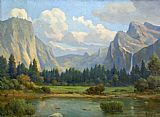 Yosemite Canvas Paintings - YOSEMITE VALLEY
